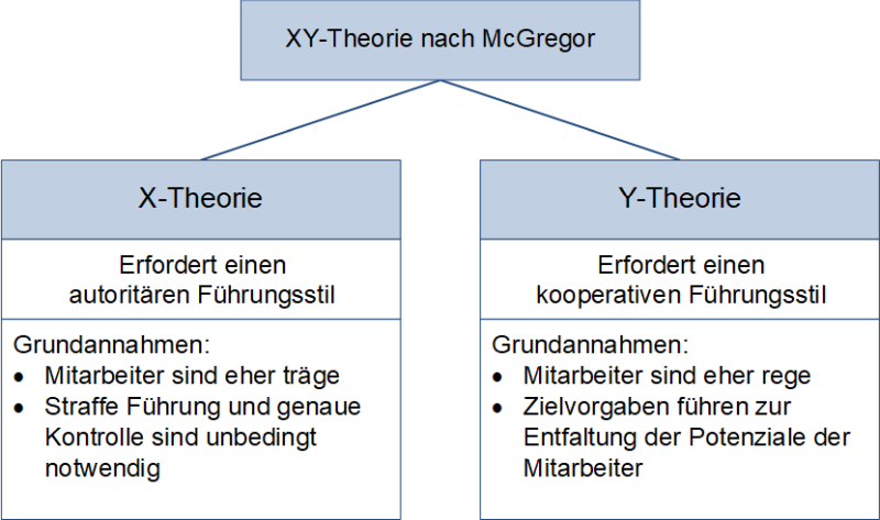 Die XY-Theorie nach McGregor