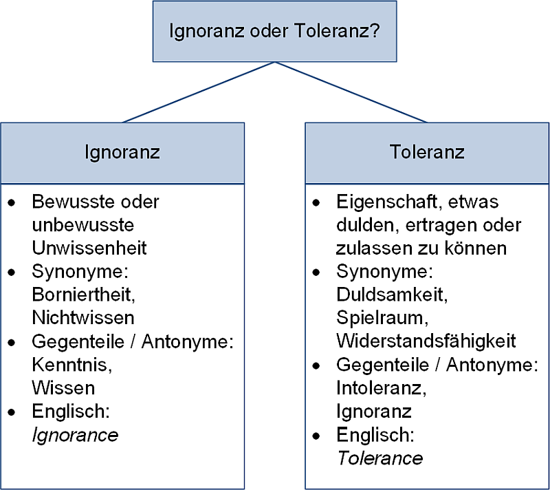 Ignoranz oder Toleranz?, (C) Peterjohann Consulting, 2025-2026 Ignoranz oder Toleranz?, (C) Peterjohann Consulting, 2025-2026