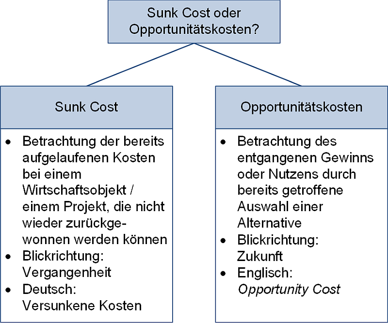 Sunk Cost oder Opportunitätskosten?, (C) Peterjohann Consulting, 2025-2026 Sunk Cost oder Opportunitätskosten?, (C) Peterjohann Consulting, 2025-2026