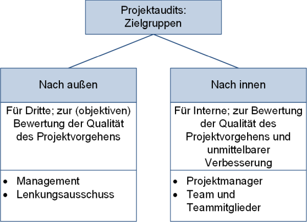 Projektaudits: Zielgruppen, (C) Peterjohann Consulting, 2021-2024
