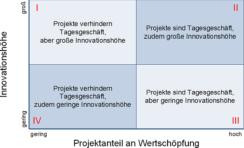 Projektanteil an der Wertschöpfung und Innovationshöhe, (C) Peterjohann Consulting, 2025-2026 Projektanteil an der Wertschöpfung und Innovationshöhe, (C) Peterjohann Consulting, 2025-2026