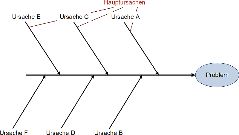 Erfassung der Hauptursachen, (C) Peterjohann Consulting, 2024-2025 Erfassung der Hauptursachen, (C) Peterjohann Consulting, 2024-2025