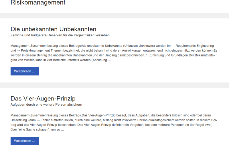 Kategorie-Wahl-Beispiel, (C) Peterjohann Consulting, 2020-2025