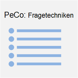 Liste von Fragetechniken, Icon