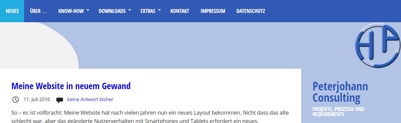 Website 2016 - Layout